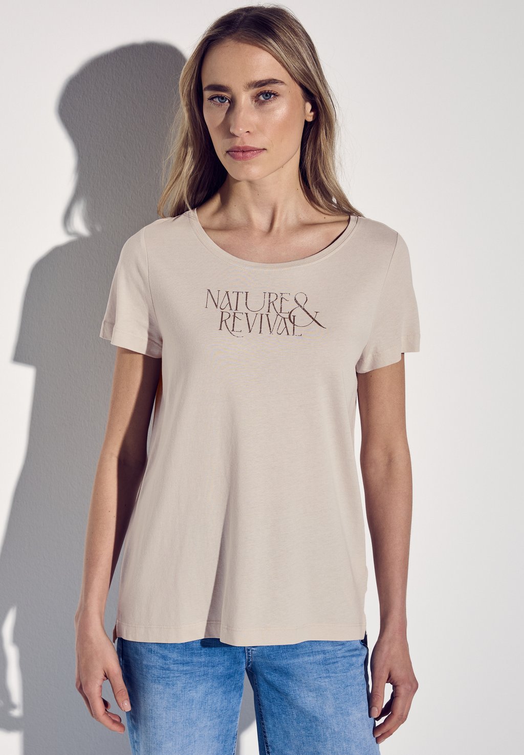 Футболка с принтом Street One, бежевый
Футболка с принтом Street One, бежевый