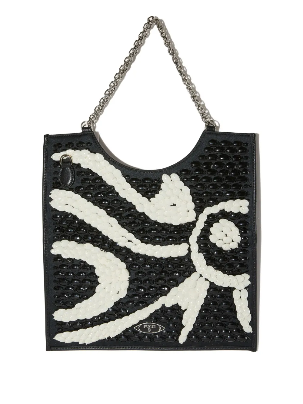 Вышитая складная сумка-тоут PUCCI, черный
Вышитая складная сумка-тоут PUCCI, черный