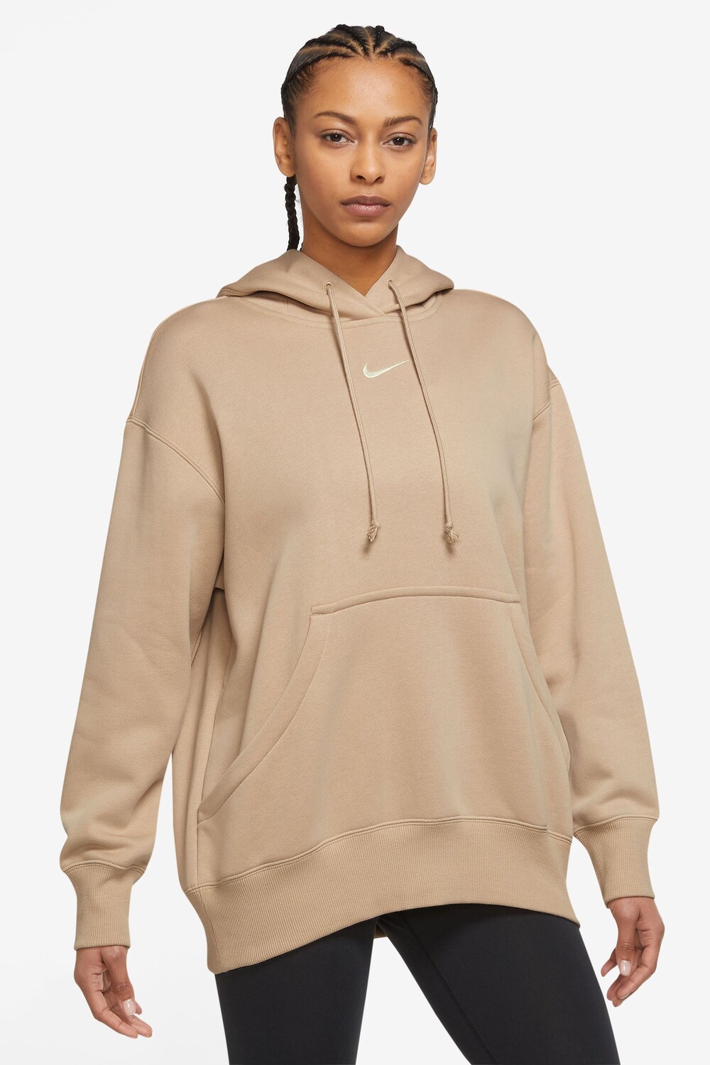 Толстовка оверсайз с небольшим логотипом Swoosh Nike, бежевый
Толстовка оверсайз с небольшим логотипом Swoosh Nike, бежевый