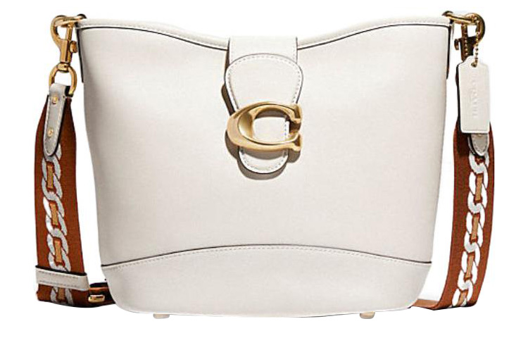 Кожаная ведерко-сумка через плечо трансформируемая Tubas белая COACH
Кожаная ведерко-сумка через плечо трансформируемая Tubas белая COACH