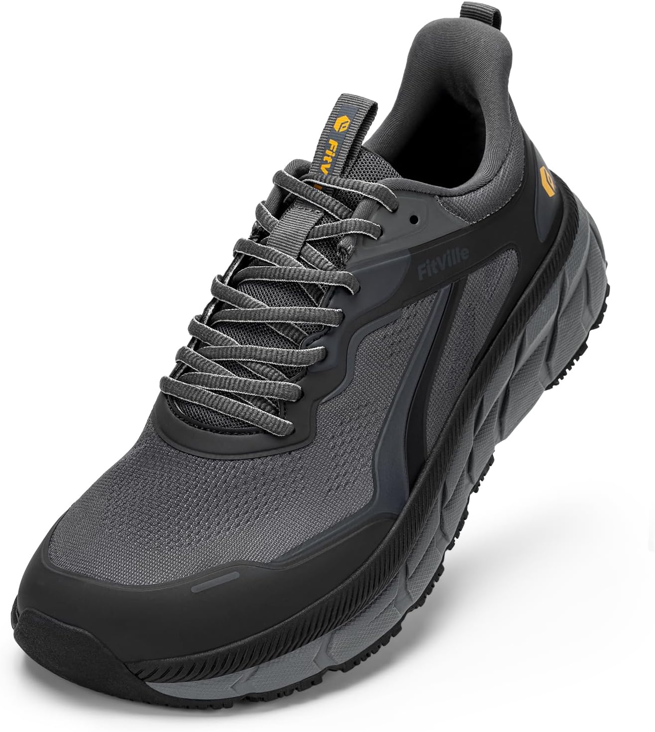 Мужские кроссовки FitVille с широкой подошвой, удобные легкие беговые с широким носком, нескользящие с амортизацией, черный/серый
Мужские кроссовки FitVille с широкой подошвой, удобные легкие беговые с широким носком, нескользящие с амортизацией, черный/серый