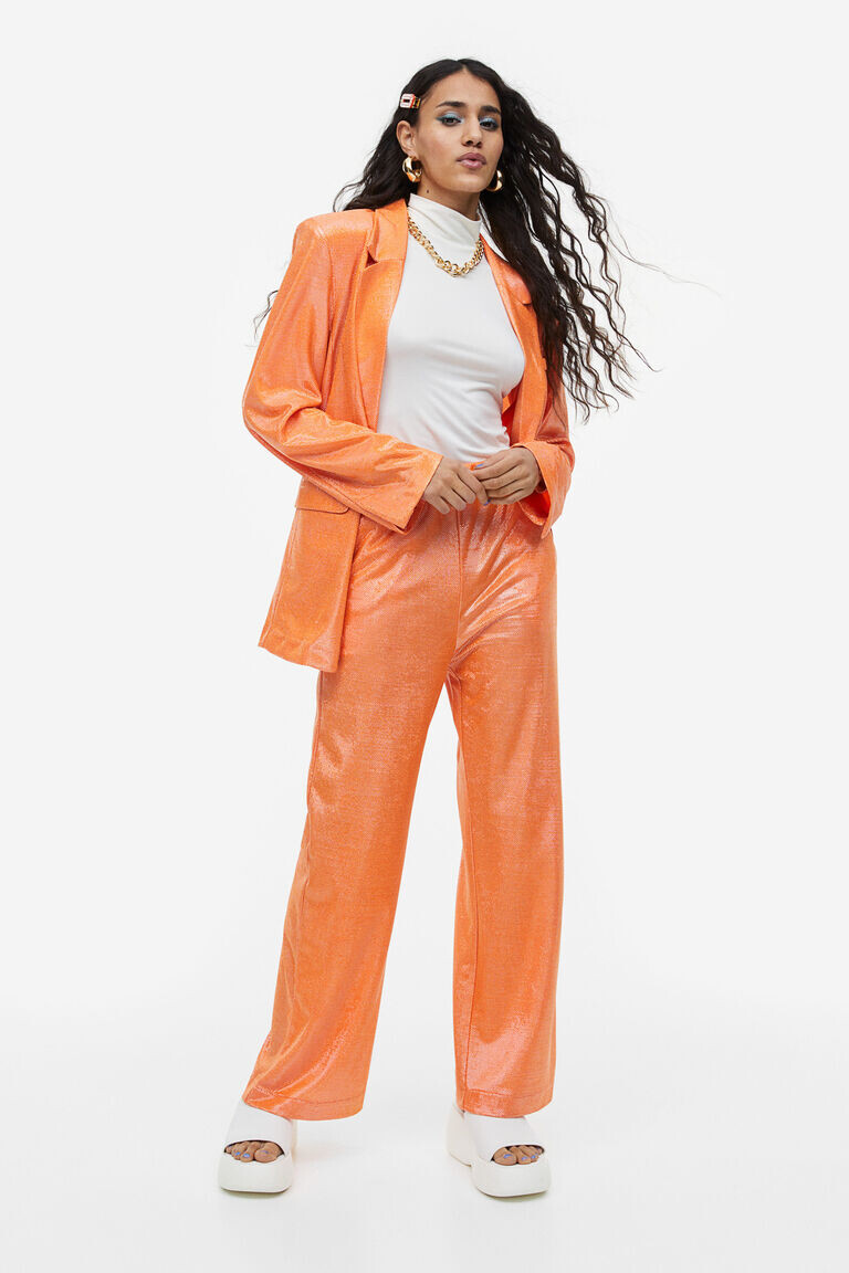 Брюки из джерси без застежки H&M, оранжевый
Брюки из джерси без застежки H&M, оранжевый