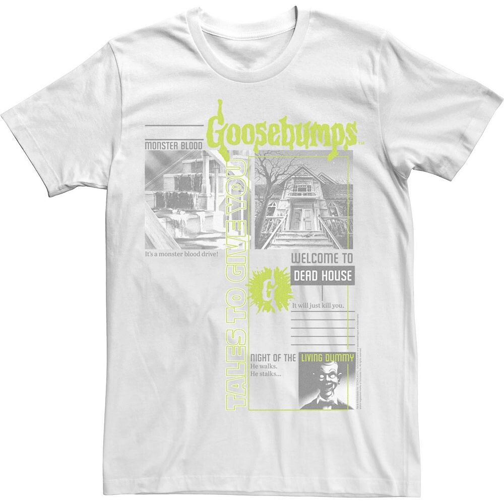 Мужская футболка с обложками для книг «Мурашки по коже» Licensed Character, белый
Мужская футболка с обложками для книг «Мурашки по коже» Licensed Character, белый