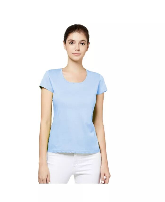 Женская ультратонкая хлопковая футболка с круглым вырезом Bellemere Bellemere New York, синий
Женская ультратонкая хлопковая футболка с круглым вырезом Bellemere Bellemere New York, синий