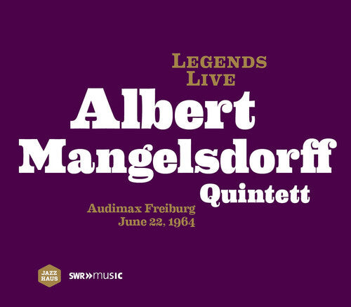 CD диск Hubner, Ralf / Albert Mangelsdorff Quintett: Albert Mangelsdorff Quintett
CD диск Hubner, Ralf / Albert Mangelsdorff Quintett: Albert Mangelsdorff Quintett
