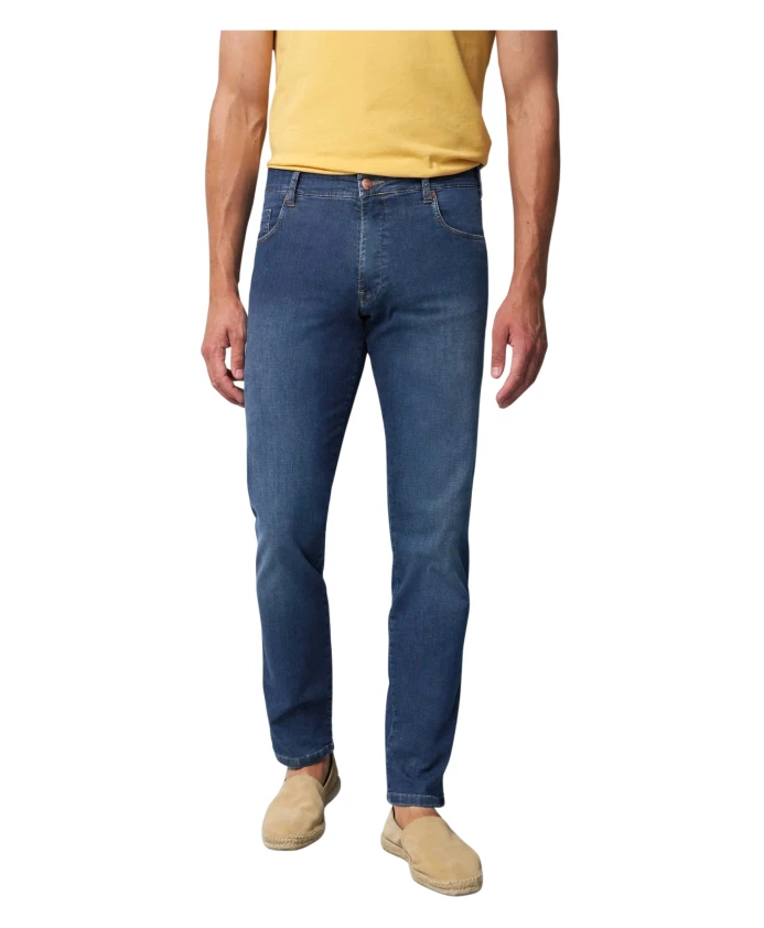 Узкие джинсы из суперэластичного денима. Meyer, синий
Узкие джинсы из суперэластичного денима. Meyer, синий