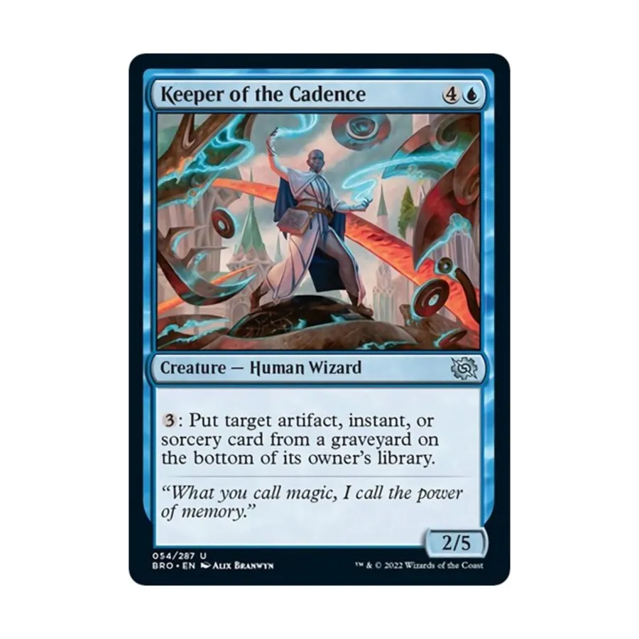 CCG Хранитель каденции (U), MTG - The Brothers War
CCG Хранитель каденции (U), MTG - The Brothers War