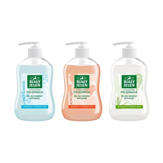 Набор гелей для интимной гигиены 3X 500 мл Biały Jeleń
Набор гелей для интимной гигиены 3X 500 мл Biały Jeleń