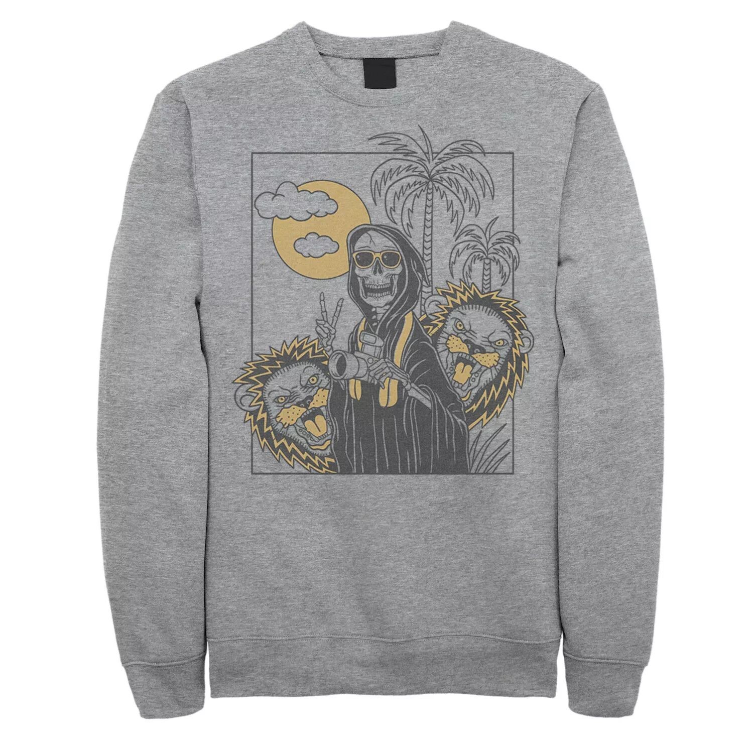 Мужской флисовый флис с рисунком Grim Reaper Safari Line Art Portrait Licensed Character
Мужской флисовый флис с рисунком Grim Reaper Safari Line Art Portrait Licensed Character