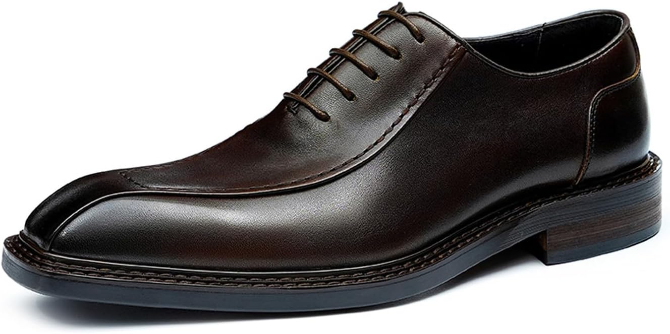 Мужские оксфорды Santimon, туфли Derby, модные деловые туфли, туфли на выпускной с крыльями, свадебные туфли под смокинг из натуральной кожи для мужчин, темно-коричневый
Мужские оксфорды Santimon, туфли Derby, модные деловые туфли, туфли на выпускной с крыльями, свадебные туфли под смокинг из натуральной кожи для мужчин, темно-коричневый