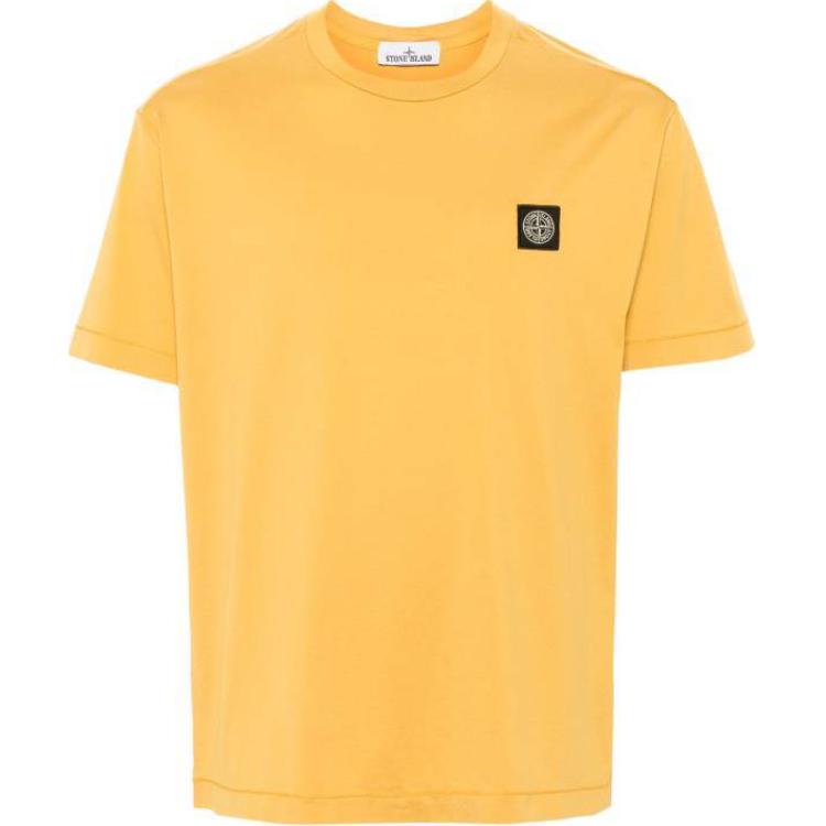 Комбинированная футболка с нашивкой Compass STONE ISLAND, желтая
Комбинированная футболка с нашивкой Compass STONE ISLAND, желтая