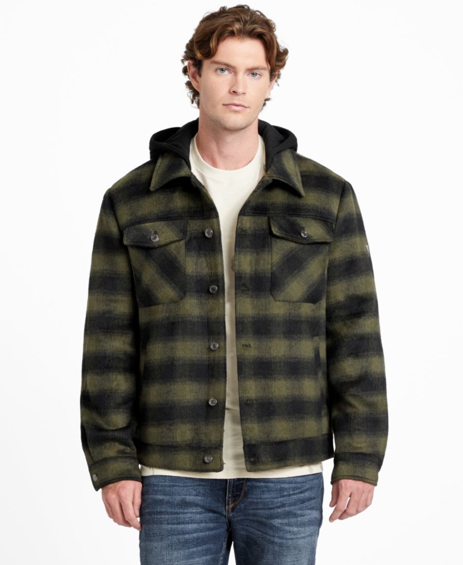 Мужская рубашка-куртка в клетку GUESS, Green/Black Check
Мужская рубашка-куртка в клетку GUESS, Green/Black Check