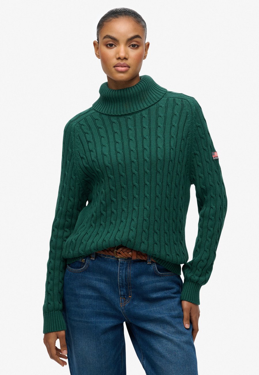 Джемпер Superdry & Co SLOUCHY CABLE ROLL NECK, Darkest Pine Green/Green
Джемпер Superdry & Co SLOUCHY CABLE ROLL NECK, Darkest Pine Green/Green