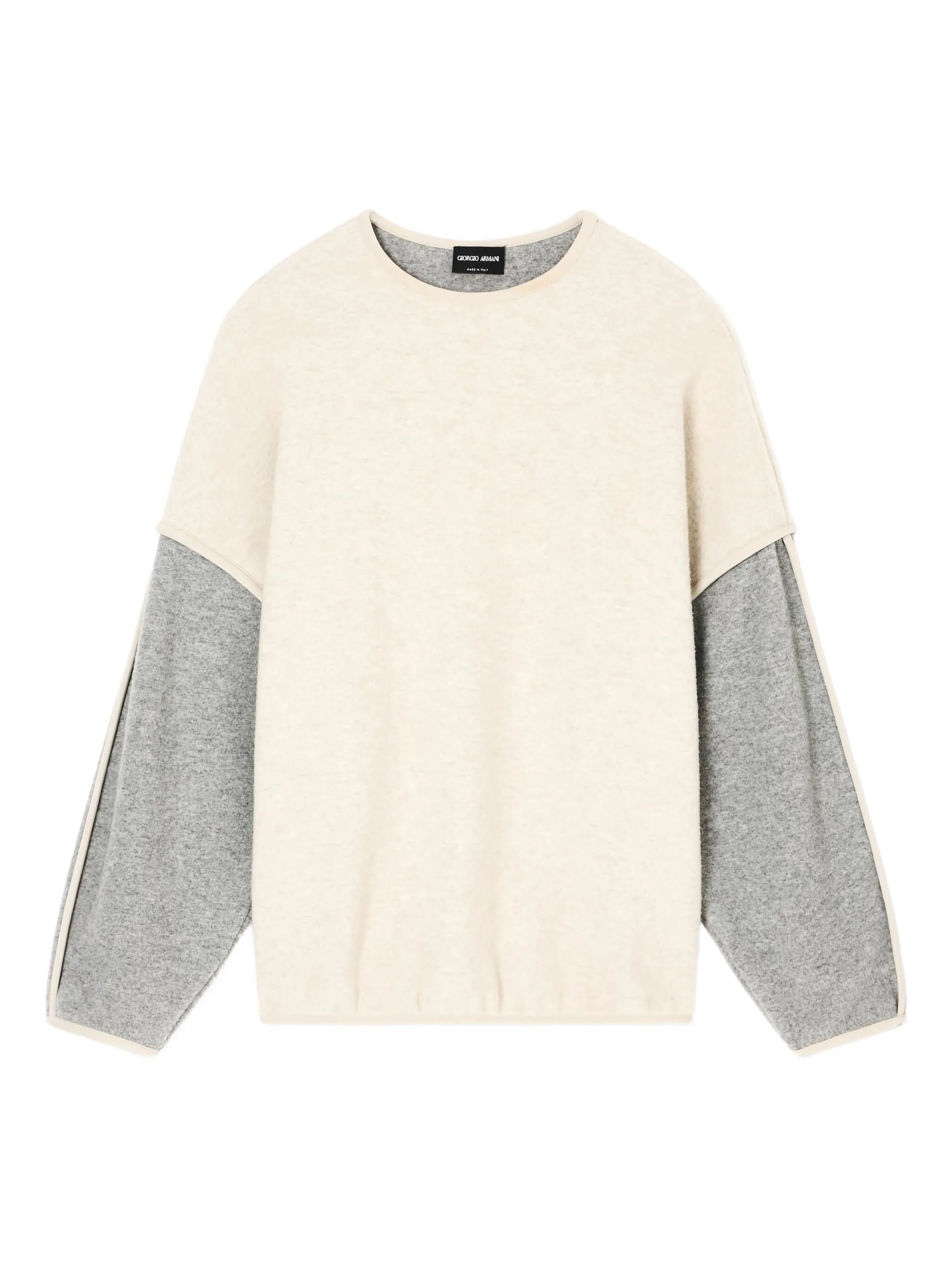 Свитер из смесовой вирджинской шерсти Giorgio Armani, бежевый
Свитер из смесовой вирджинской шерсти Giorgio Armani, бежевый