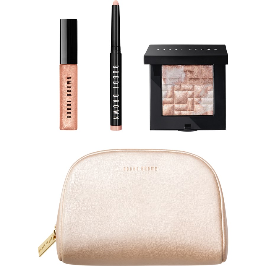 Тушь для ресниц Bobbi Brown Long Wear Cream Shadow Stick, Highlighting Powder in Pink Glow 8 g + Long-Wear Cream Shadow Stick in Golden Pink 1,6 g + Deluxe Mini Crushed Oil-Infused Gloss Shimmer in Bellini 4 g + Make-up-Tasche / 1 Stk.
Тушь для ресниц Bobbi Brown Long Wear Cream Shadow Stick, Highlighting Powder in Pink Glow 8 g + Long-Wear Cream Shadow Stick in Golden Pink 1,6 g + Deluxe Mini Crushed Oil-Infused Gloss Shimmer in Bellini 4 g + Make-up-Tasche / 1 Stk.