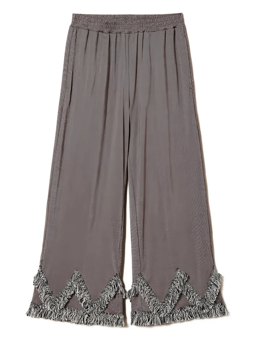 Брюки палаццо с бахромой TWINSET, коричневый
Брюки палаццо с бахромой TWINSET, коричневый