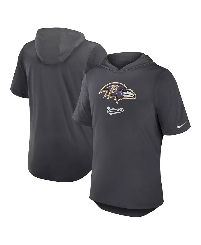 Мужская антрацитовая толстовка-футболка Tri-Blend Performance с логотипом Baltimore Ravens Nike
Мужская антрацитовая толстовка-футболка Tri-Blend Performance с логотипом Baltimore Ravens Nike