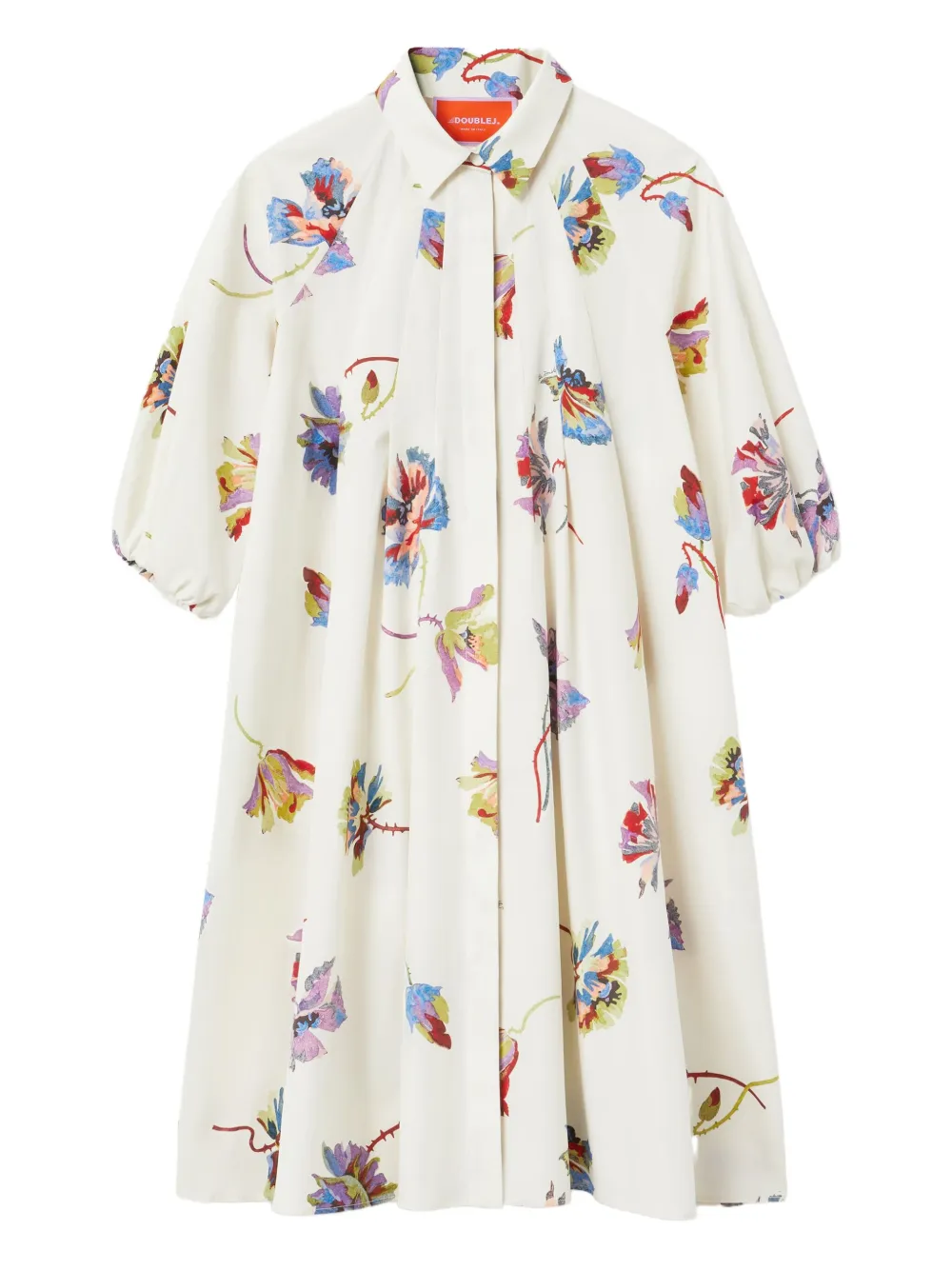 Платье мини Sunburst с объемными рукавами и цветочным принтом La DoubleJ, белый
Платье мини Sunburst с объемными рукавами и цветочным принтом La DoubleJ, белый