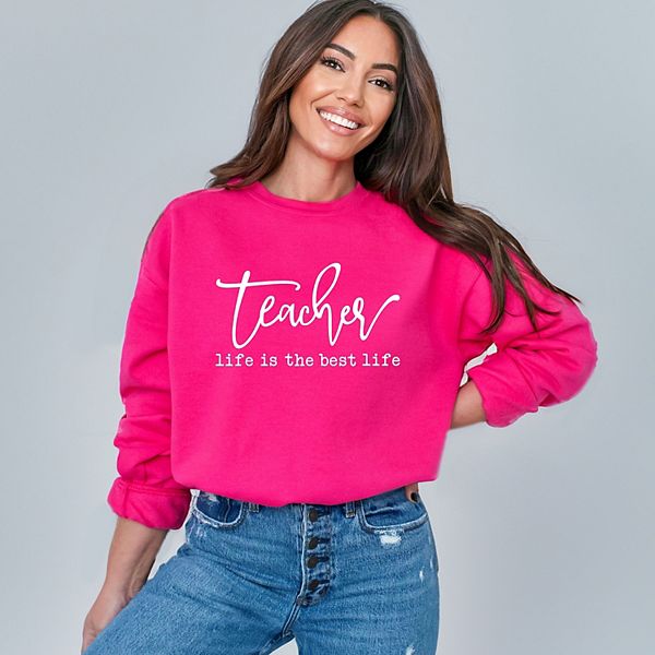 Свитшот Teacher life is the best life Simply Sage Market, Raspberry
Свитшот Teacher life is the best life Simply Sage Market, Raspberry
