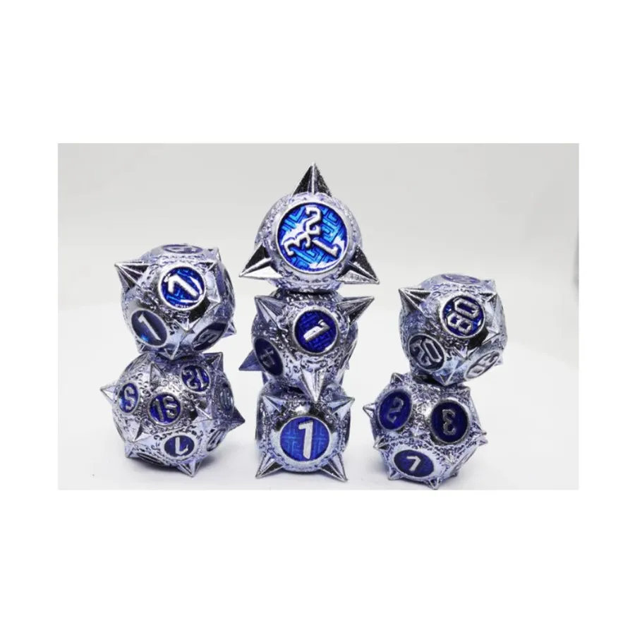 Поли-набор - необычный фиолетовый (7), Dice Sets - Metal - Meteor Storm
Поли-набор - необычный фиолетовый (7), Dice Sets - Metal - Meteor Storm