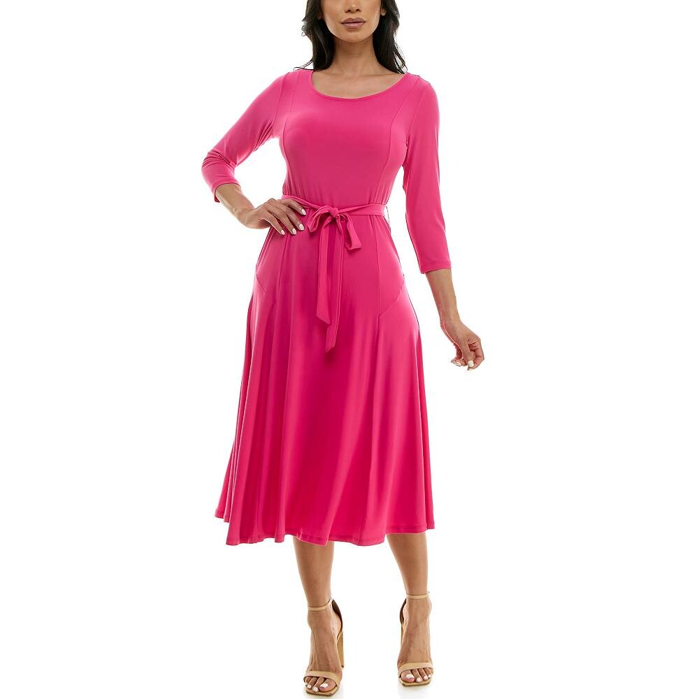 Женское платье миди Nina Leonard Sylvia с поясом, цвет Dragon Fruit
Женское платье миди Nina Leonard Sylvia с поясом, цвет Dragon Fruit