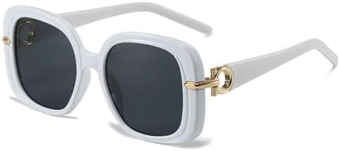 Женские солнцезащитные очки с градиентной квадратной оправой 2027 года, супервысокого качества, модные, с металлическими шарнирами, зеркальные, с защитой от УФ-излучения UV400 generic, White
Женские солнцезащитные очки с градиентной квадратной оправой 2027 года, супервысокого качества, модные, с металлическими шарнирами, зеркальные, с защитой от УФ-излучения UV400 generic, White