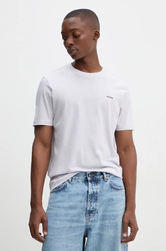 Хлопковая футболка Hugo, фиолетовый
Хлопковая футболка Hugo, фиолетовый