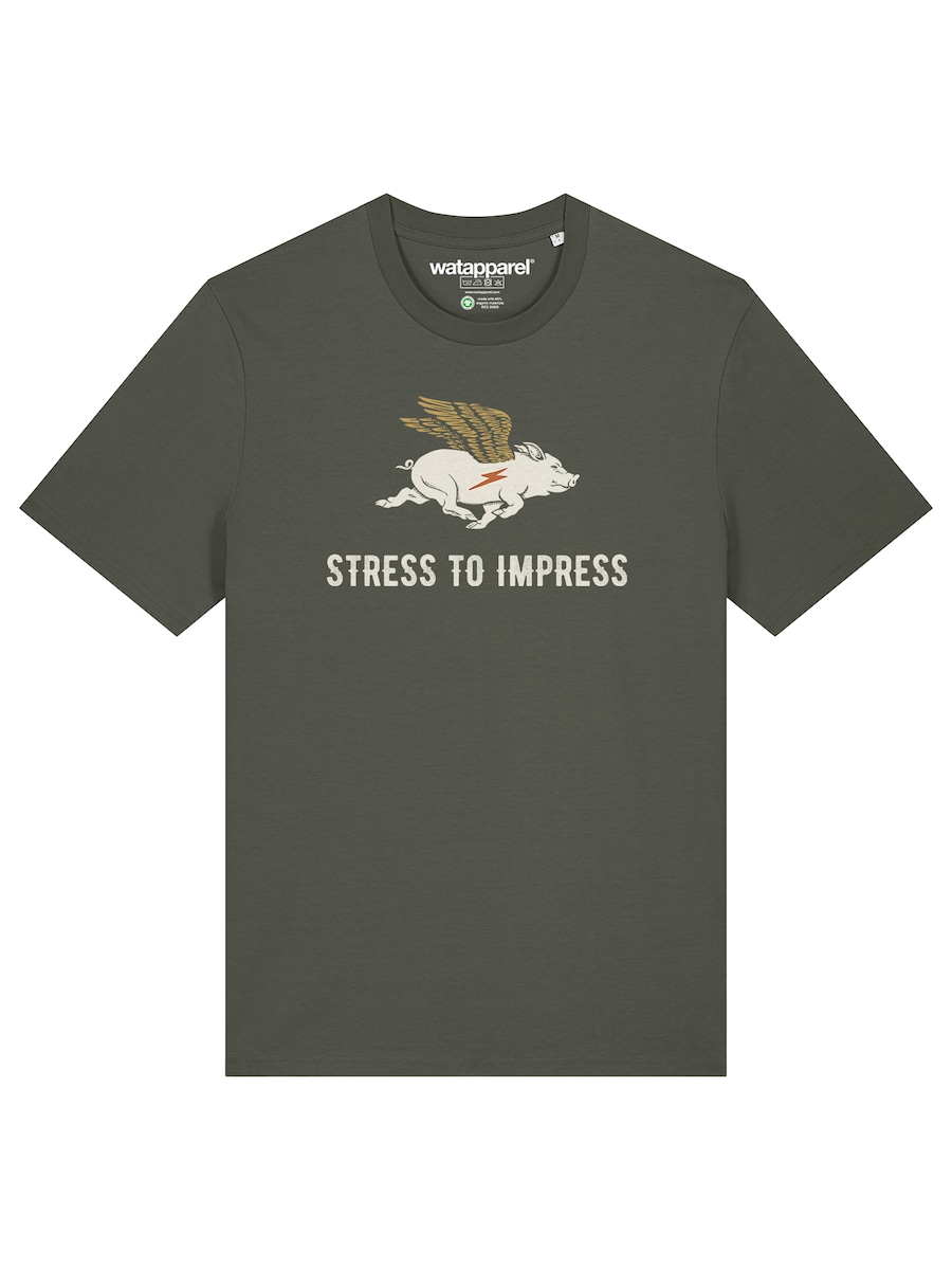 Рубашка Watapparel Stress To Impress, оливковый
Рубашка Watapparel Stress To Impress, оливковый