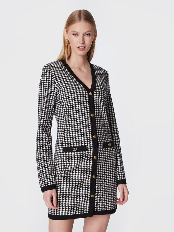 Трикотажное платье обычного кроя Twinset, черный
Трикотажное платье обычного кроя Twinset, черный