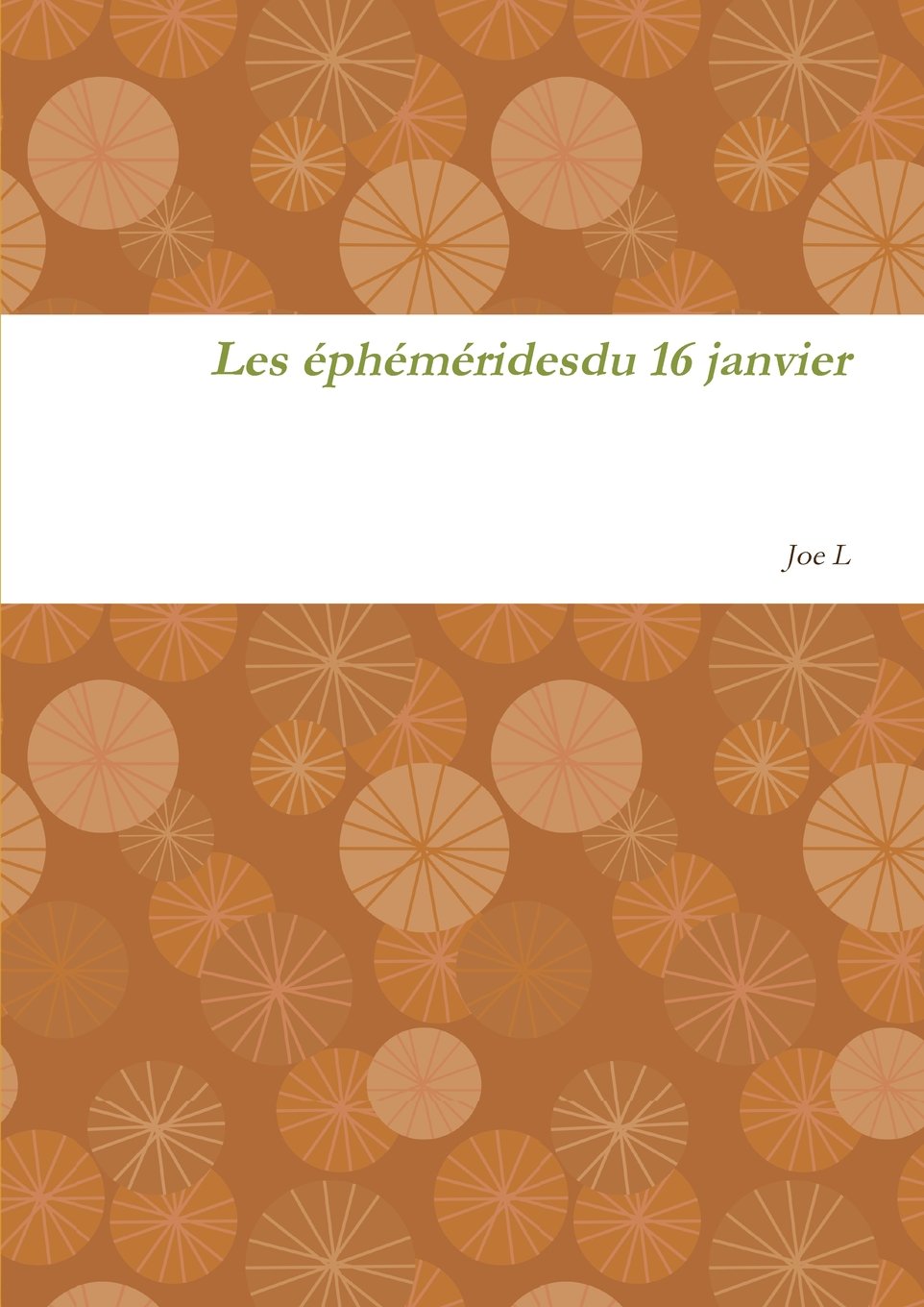 16 janvier (French Edition) (LULU BOOKS)
16 janvier (French Edition) (LULU BOOKS)