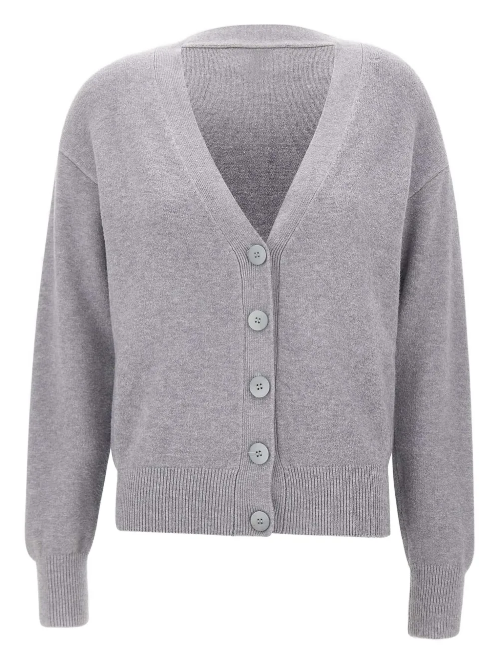Кардиган в рубчик на пуговицах Kaos, серый
Кардиган в рубчик на пуговицах Kaos, серый