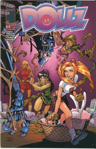 Dollz #1 April 2001 Cover By Randy Green, Rick Ketcham, and Dave Stewart (Image Comics)
Dollz #1 April 2001 Cover By Randy Green, Rick Ketcham, and Dave Stewart (Image Comics)