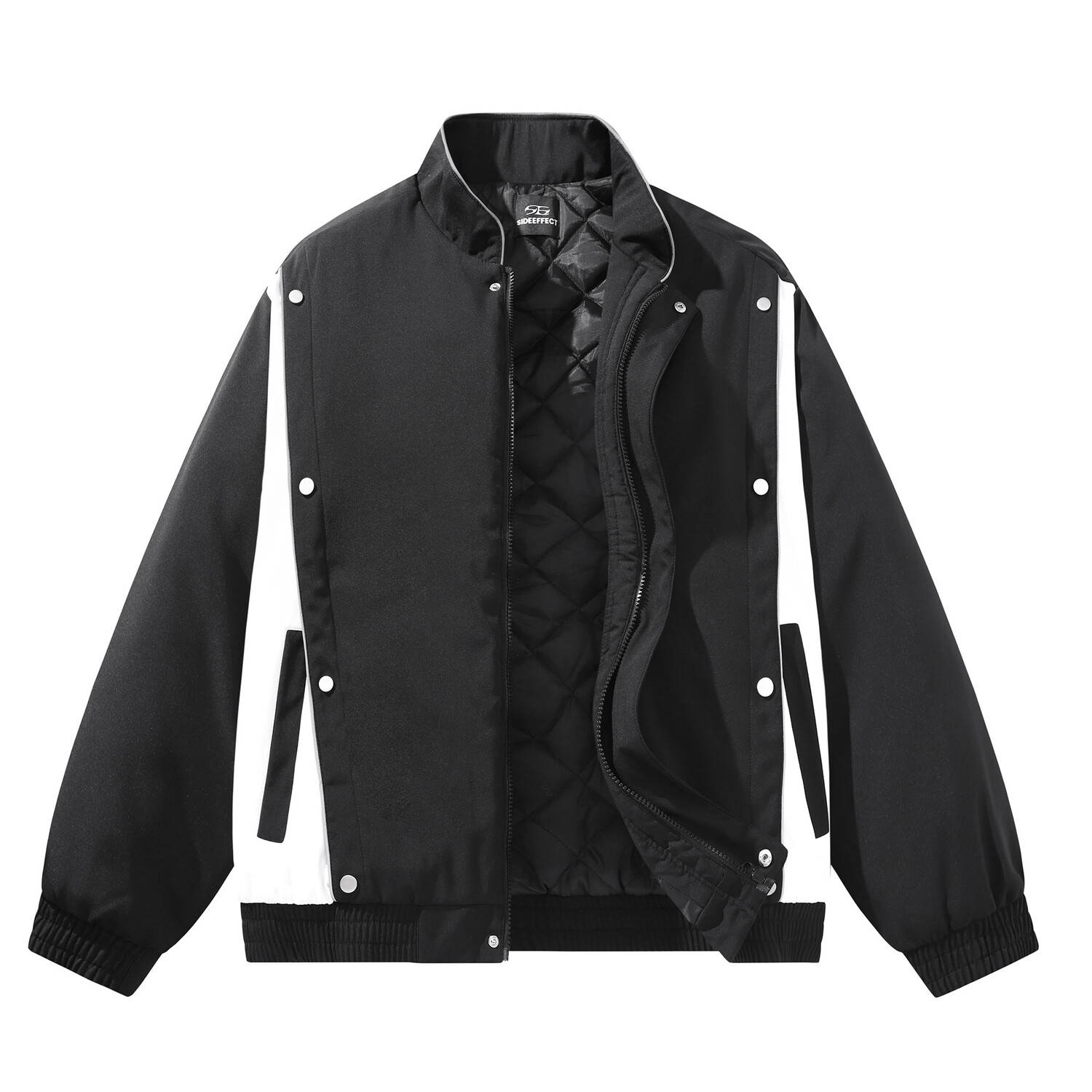 Sideeffect Стеганая куртка унисекс, Серый/Белый
Sideeffect Стеганая куртка унисекс, Серый/Белый