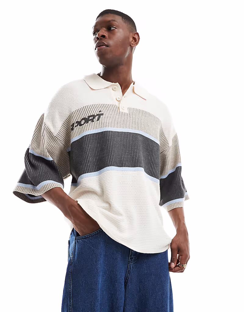 COLLUSION Трикотажная футболка бежевого цвета
COLLUSION Трикотажная футболка бежевого цвета