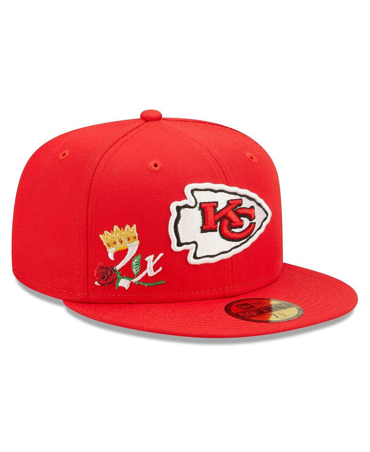 Мужская красная приталенная шляпа Kansas City Chiefs Crown 2x Super Bowl Champions 59FIFTY New Era
Мужская красная приталенная шляпа Kansas City Chiefs Crown 2x Super Bowl Champions 59FIFTY New Era
