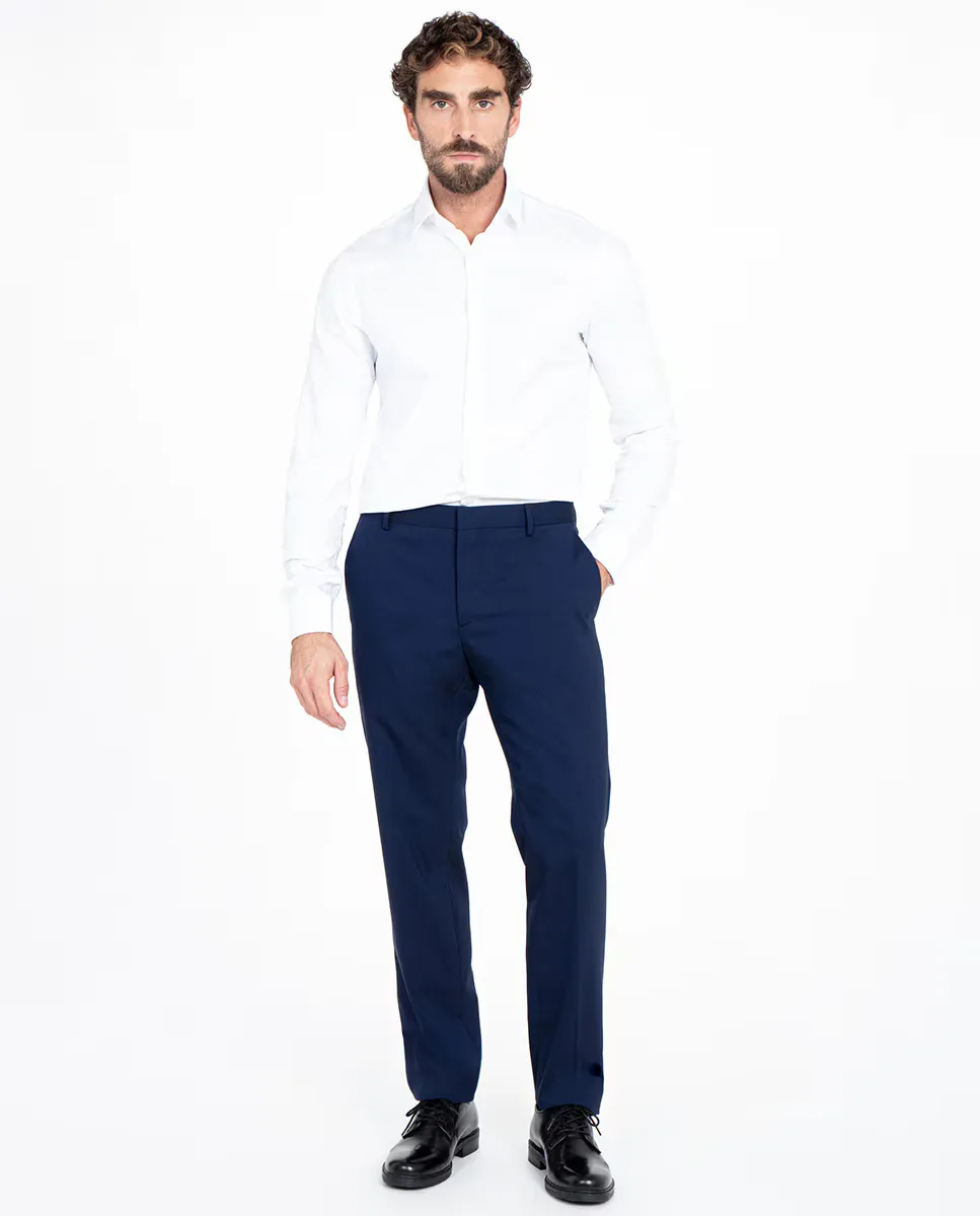 Узкие синие мужские брюки от костюма Calvin Klein, синий
Узкие синие мужские брюки от костюма Calvin Klein, синий