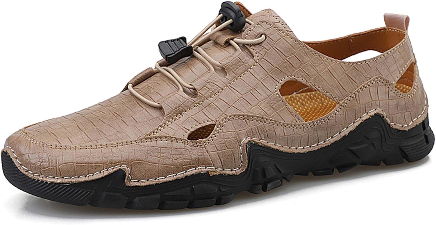 Мужские летние сандалии с закрытым носком большого размера, повседневные кожаные с вырезами, для походов, рыбалки, пляжа, подходят для отдыха на природе, путешествий и работы Generic, хаки
Мужские летние сандалии с закрытым носком большого размера, повседневные кожаные с вырезами, для походов, рыбалки, пляжа, подходят для отдыха на природе, путешествий и работы Generic, хаки