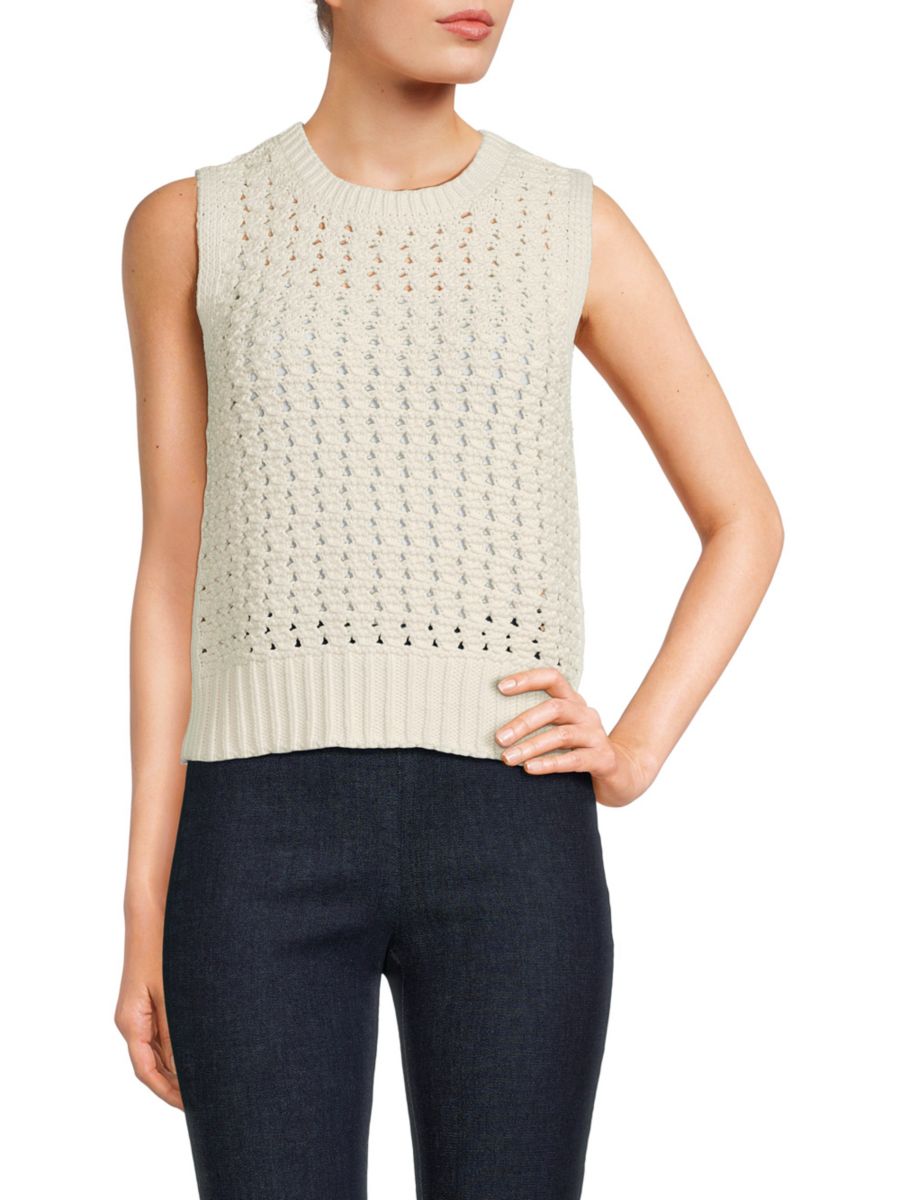 Жилет с открытой вязкой DKNY, цвет Eggnog, Бежевый, Жилет с открытой вязкой DKNY, цвет Eggnog
Жилет с открытой вязкой DKNY, цвет Eggnog, Бежевый, Жилет с открытой вязкой DKNY, цвет Eggnog