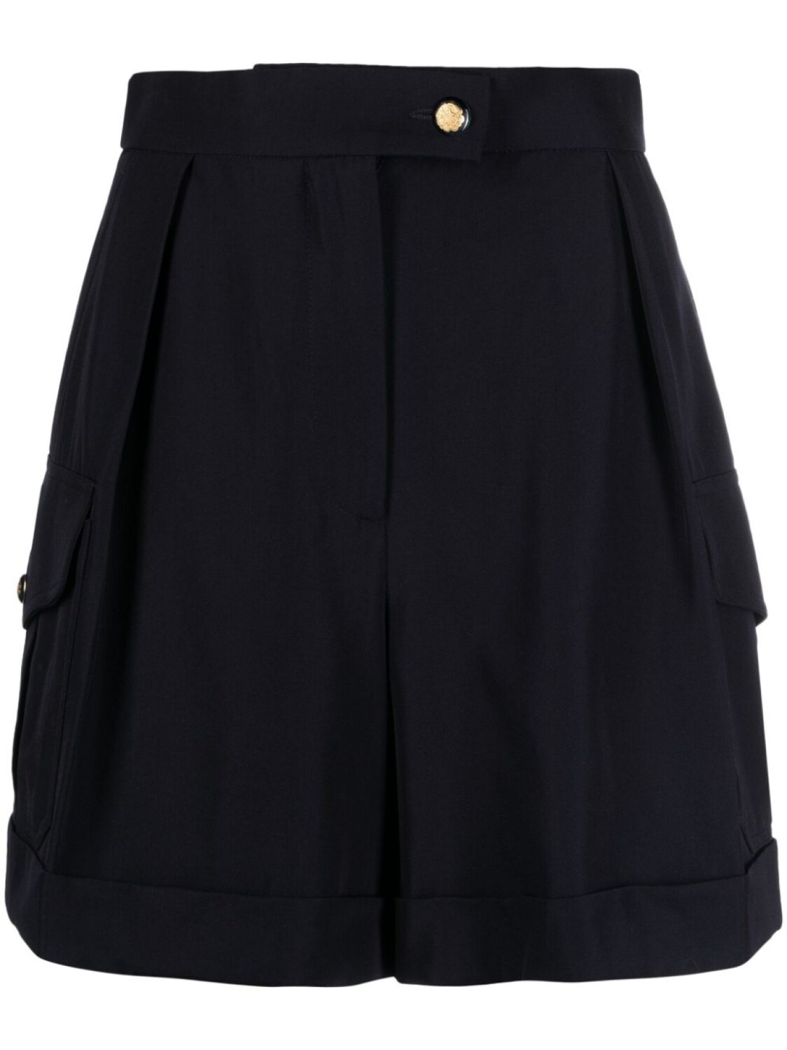 Alexander McQueen шорты карго с завышенной талией, синий
Alexander McQueen шорты карго с завышенной талией, синий