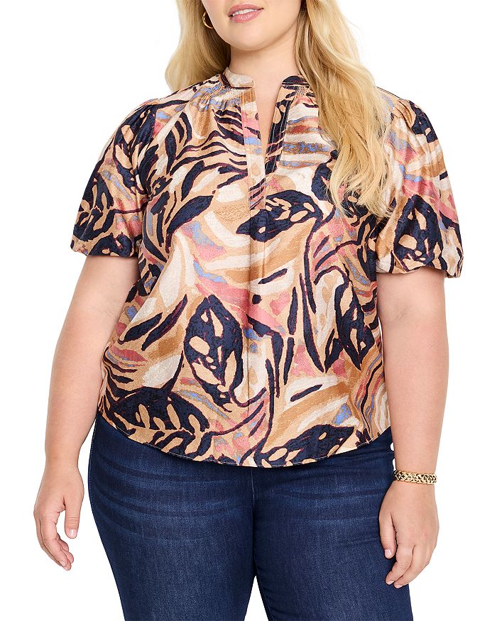 Топ с пышными рукавами "Terracotta Garden" NIC+ZOE Plus, мультиколор
Топ с пышными рукавами "Terracotta Garden" NIC+ZOE Plus, мультиколор