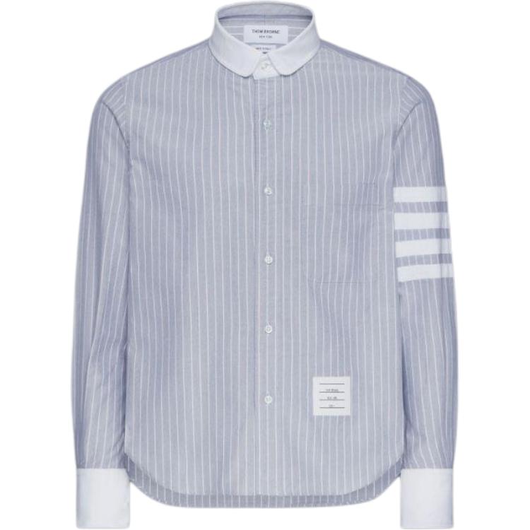 Оксфордская рубашка с теневой полоской 4 бар THOM BROWNE, серый
Оксфордская рубашка с теневой полоской 4 бар THOM BROWNE, серый