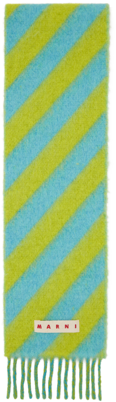Эксклюзивный шарф SSENSE зеленого и синего цветов Marni, Acid
Эксклюзивный шарф SSENSE зеленого и синего цветов Marni, Acid