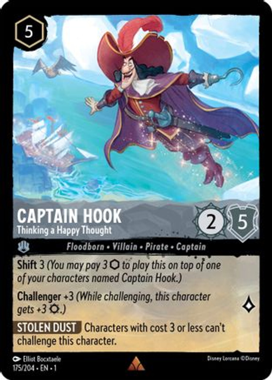 Карточная игра Captain Hook - Thinking a Happy Thought (175/204) - The First Chapter Cold Foil
Карточная игра Captain Hook - Thinking a Happy Thought (175/204) - The First Chapter Cold Foil