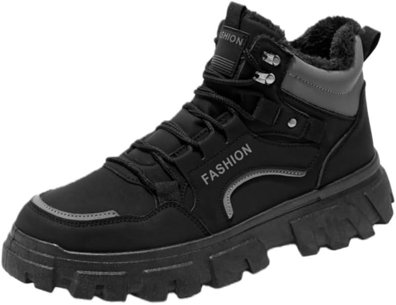 Модные мужские теплые высокие ботинки. Мягкие и удобные. Противоскользящие и прочные. Для использования на улице, в снежных условиях Fusecottc, черный
Модные мужские теплые высокие ботинки. Мягкие и удобные. Противоскользящие и прочные. Для использования на улице, в снежных условиях Fusecottc, черный