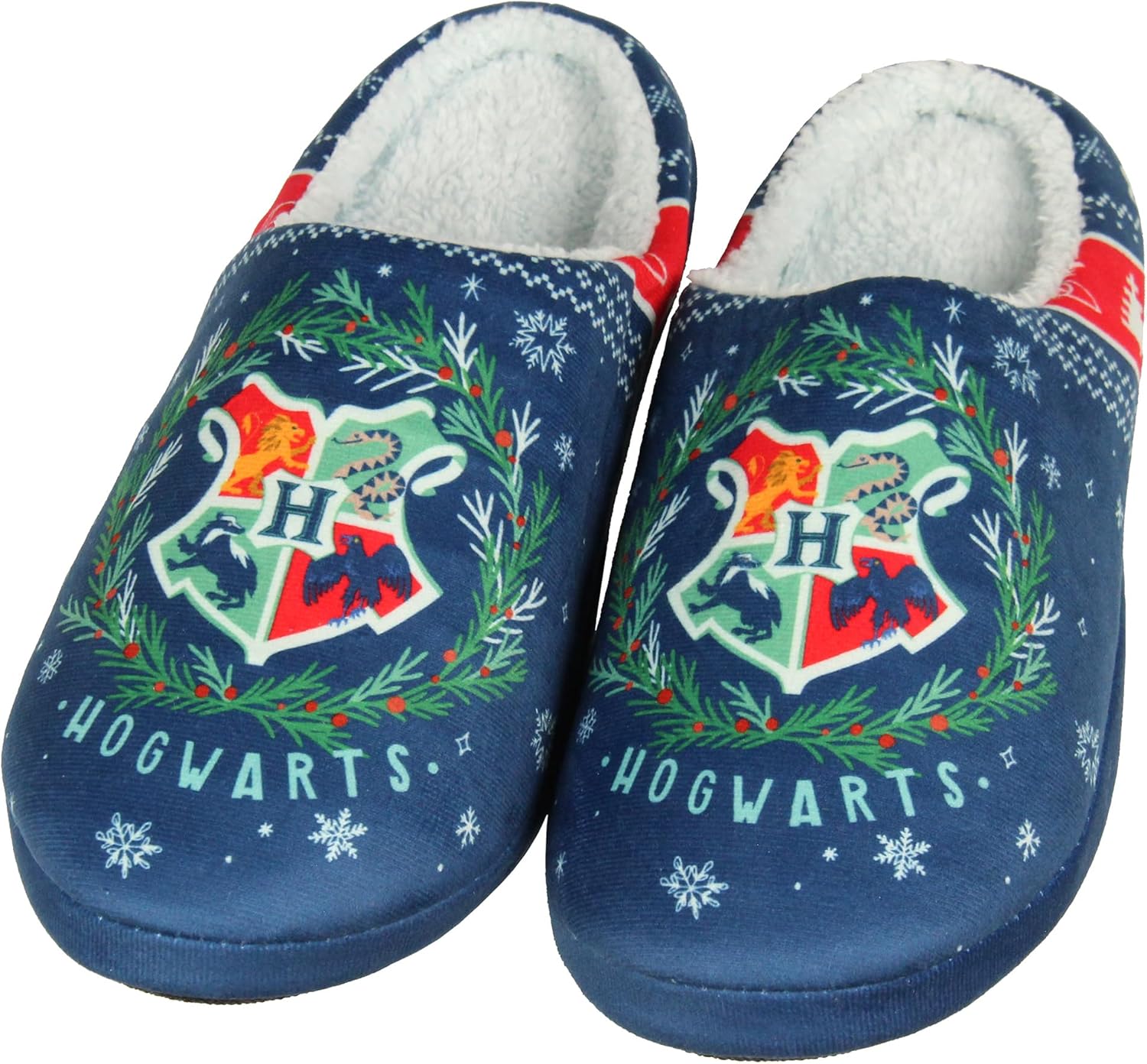 Домашние тапочки Bioworld Harry Potter Хогвартс на Рождество с эффектом памяти, универсальные, для женщин и мужчин, синий
Домашние тапочки Bioworld Harry Potter Хогвартс на Рождество с эффектом памяти, универсальные, для женщин и мужчин, синий