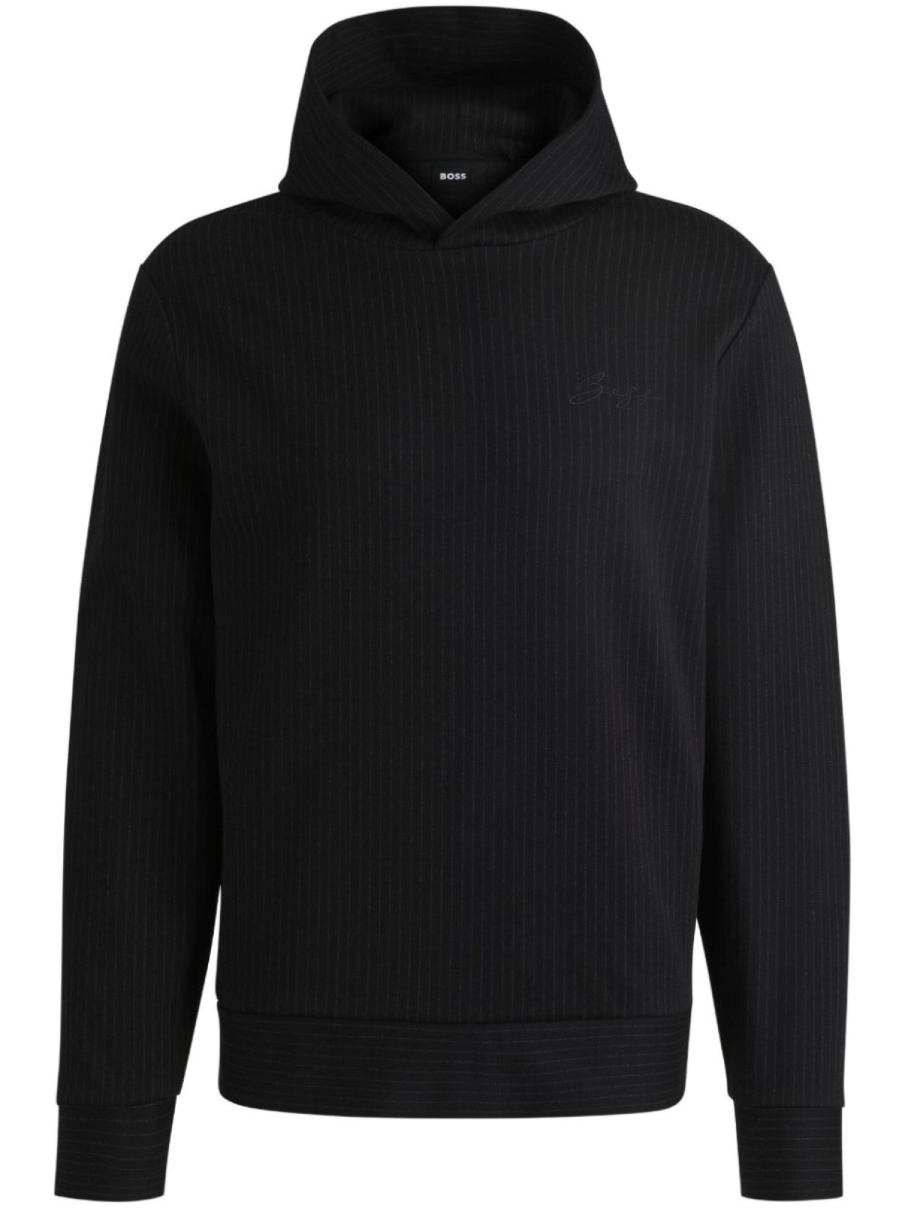 BOSS худи в тонкую полоску, черный
BOSS худи в тонкую полоску, черный