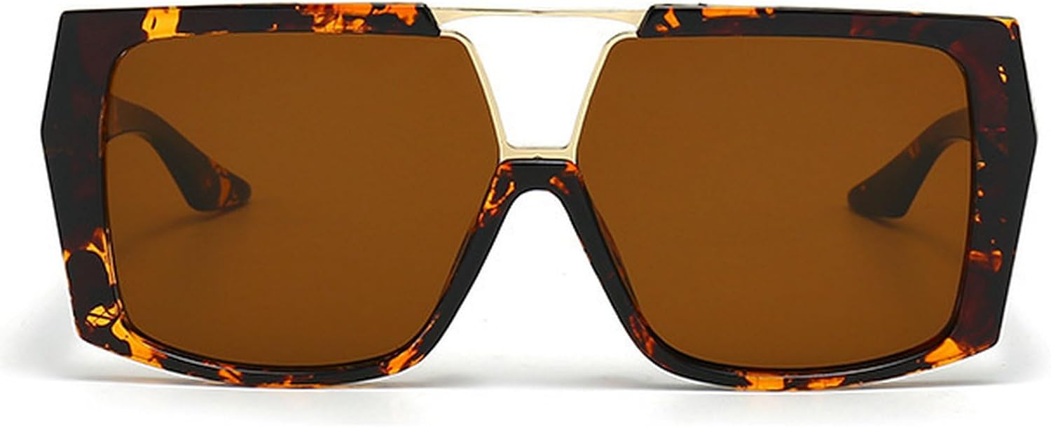 Ретро-солнцезащитные очки с двойной перемычкой квадратной формы для женщин, модные градиентные оттенки, защита от УФ-излучения UV400, модные солнцезащитные очки большого размера для мужчин mincl, Leopard
Ретро-солнцезащитные очки с двойной перемычкой квадратной формы для женщин, модные градиентные оттенки, защита от УФ-излучения UV400, модные солнцезащитные очки большого размера для мужчин mincl, Leopard