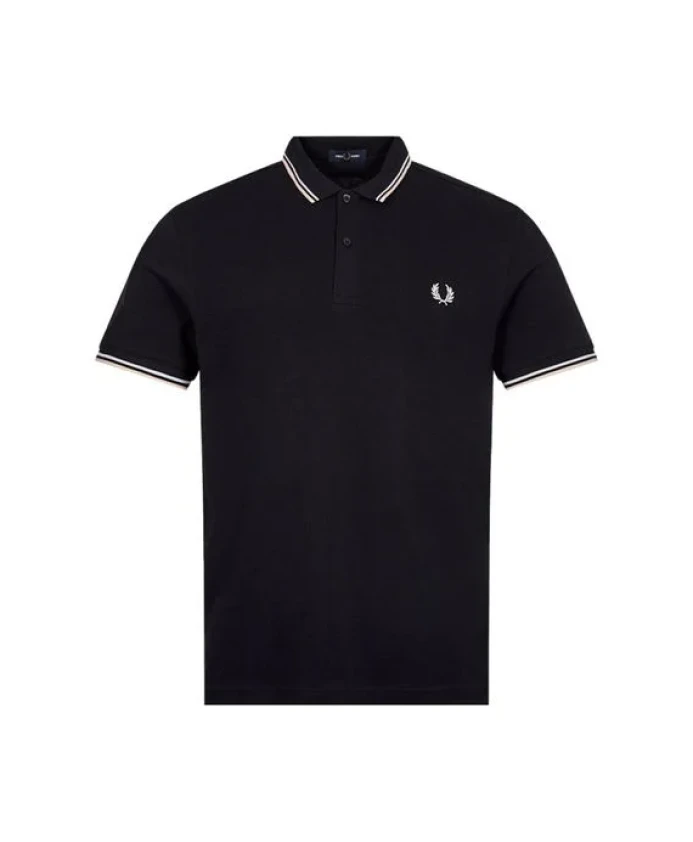 Классическая хлопковая рубашка-поло с двойной полосой. Fred Perry, синий
Классическая хлопковая рубашка-поло с двойной полосой. Fred Perry, синий