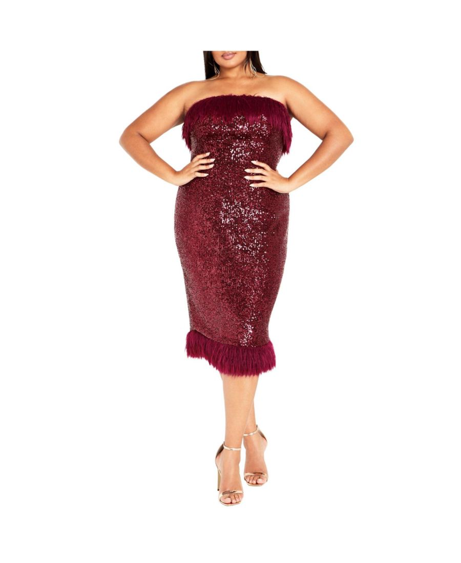 Платье Эзры больших размеров CITY CHIC, Ruby
Платье Эзры больших размеров CITY CHIC, Ruby