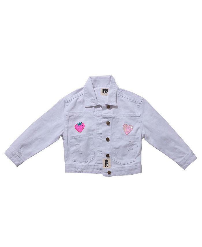 Джинсовая куртка с заплатками для девочек - Little Kid, Big Kid Petite Hailey, белый
Джинсовая куртка с заплатками для девочек - Little Kid, Big Kid Petite Hailey, белый